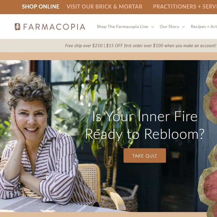 The Farmacopia site we built